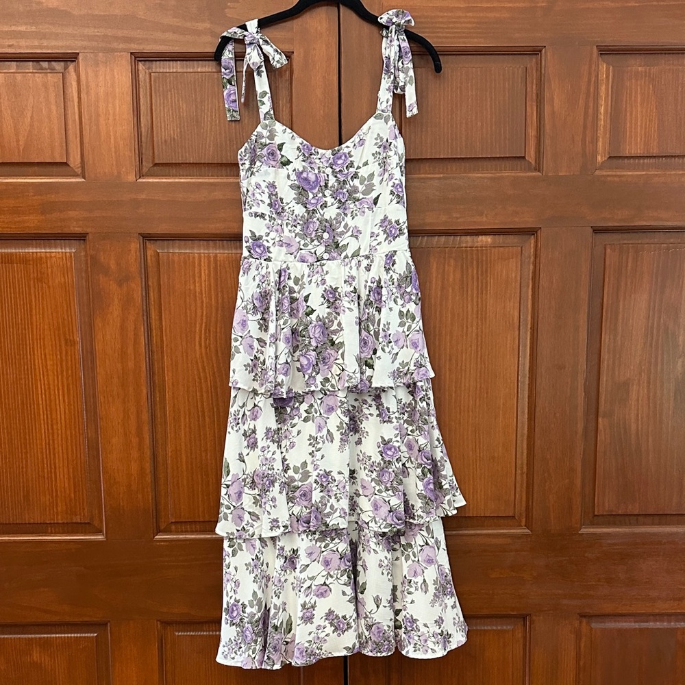 Altar’d State Lavender Lily Maxi Dress - Picture 3 of 11